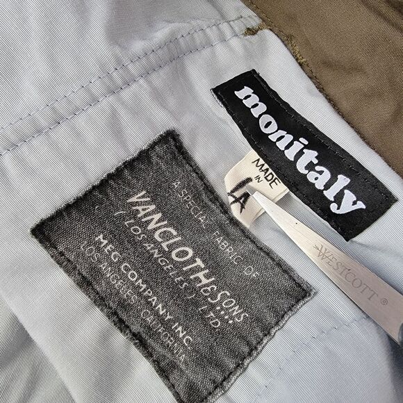 Monitaly VANCLOTH & SONS Mens Sz XL (40 x 31) Six Pocket Easy Pants Olive Army - Picture 9 of 13